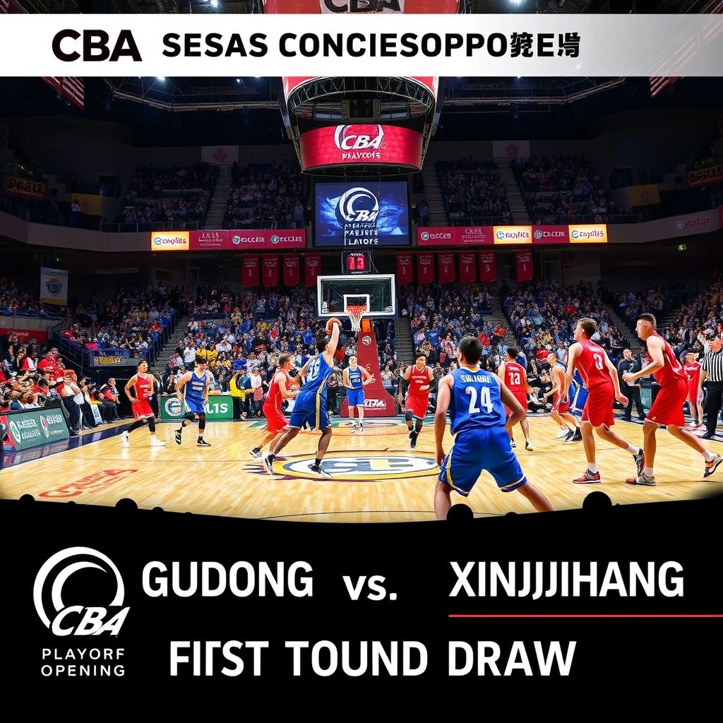 开云体育中国-CBA季后赛首轮抽签结果出炉，广东对阵新疆揭幕战